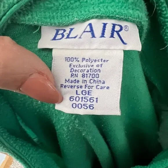 Vintage‎ Blair Green Robe - Picture 3 of 6
